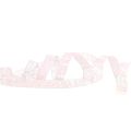 Floristik24 Deco ribbon pink with silver Lurex wire reinforced 10mm 20m