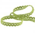 Floristik24 Lace trim lace ribbon green crochet lace W9mm L20m