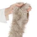 Artificial fur ribbon, decorative ribbon, long, soft, 10x140cm, 3 pieces | Floristik24.co.uk