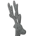 Floristik24 Decoration figure deer from felt 60cm gray