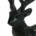 Floristik24 Deco Deer Deco Reindeer Metal Wood Black H25cm