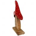 Floristik24 Decorative fly agaric red, natural 26cm