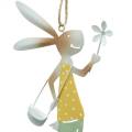 Floristik24 Deco figures bunnies, metal decoration, Easter bunnies to hang up, spring decoration 4pcs