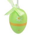 Floristik24 Decorative hanger Easter plastic eggs for hanging 4×5.5cm 12pcs