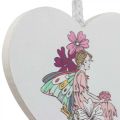 Floristik24 Decorative heart for hanging, heart elf pendant decoration 12cm 6pcs