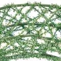 Green Metallic Wire Mesh Wreath Set for DIY Projects, 19cm, 2 Pieces | Floristik24.co.uk