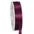 Floristik24 Decorative Berry-Coloured Satin Ribbon 10mm x 50m for Gift Wrapping and Indoor Decoration