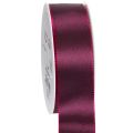 Floristik24 Taft Ribbon for Gift Wrapping 40mm Burgundy 50m