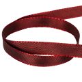 Taft Ribbon 10mm x 50m Bordeaux Red for Decoration and Gift Wrapping | Floristik24.co.uk
