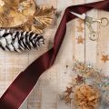 Red Taffeta Ribbon 40mm x 50m for Decoration and Crafts | Floristik24.co.uk