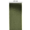 Satin Ribbon for Gift Wrapping Moss Green Taft 40mm x 5m | Floristik24.co.uk