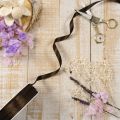 Decorative Polyester Tafetta Ribbon 10mm x 50m Chocolate Brown for Crafting and Gift Wrapping | Floristik24.co.uk