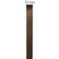 Decorative Polyester Tafetta Ribbon 10mm x 50m Chocolate Brown for Crafting and Gift Wrapping | Floristik24.co.uk