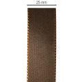Brown Taffeta Ribbon Roll 25mm x 50m for Decorative Use | Floristik24.co.uk