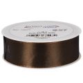 Wide Brown Taffeta Ribbon 40mm