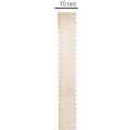 Beige Narrow Fabric Ribbon for Gift Wrapping and Decoration 10mm x 50m | Floristik24.co.uk