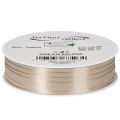 Beige Narrow Fabric Ribbon for