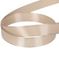 Satin Ribbon Taft Beige 15mm x 50m for Indoor Decorations | Floristik24.co.uk