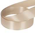 Beige Satin Decorative Ribbon 25mm x 50m | Floristik24.co.uk