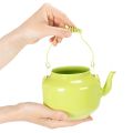 Decorative teapot as a flower vase, nostalgic retro style | Floristik24.co.uk