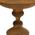 Decorative bowl on foot bowl rust look metal Ø22cm H18.5cm | Floristik24.co.uk