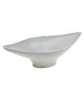 Floristik24 Decorative bowl gray 34cm x 17.5cm H10cm, 1pc