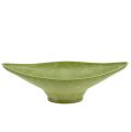 Floristik24 Decorative bowl light green 34cm x 17.5cm H10cm, 1p