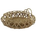 Floristik24 Decorative bowl basket metal basket bowl natural Ø38/29cm set of 2