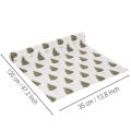Christmas Fabric Rolls with Tree and Bow Designs 35cm x 120cm Set of 2 | Floristik24.co.uk