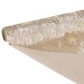 Tabelle Runner Polyester Bow Pattern Cream and Beige 35x120cm Set of 2 | Floristik24.co.uk
