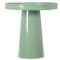 Green Metal Decorative Plate with Round Base, 20cm, for Flower Arrangements | Floristik24.co.uk