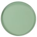 Round Green Metal Pedestal