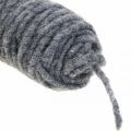 Floristik24 Wick thread felt cord, felt cord, wool cord mottled blue 55m
