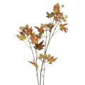 Floristik24 Artificial Amber Tree Branch with Autumn Leaves and Seed Pods – 132cm