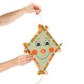 Decorative Paper Kites with Faces and Hanger 40cm Set of 2 | Floristik24.co.uk