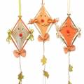 Floristik24 Autumn decoration kite to hang 20cm x 13cm 3pcs