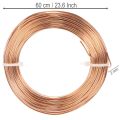 Aluminum wire roll for crafting and floristry, 60m, 500g | Floristik24.co.uk