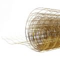 Floristik24 Wire mesh gold decoration wire 35cm 5m