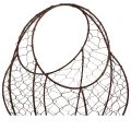Floristik24 Wire basket rust metal basket with handle 22.5x11.5x26.5cm