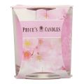 Floristik24 Scented candle in glass scented cherry blossom candle pink H8cm