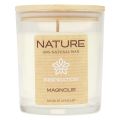 Floristik24 Scented candle in a glass natural wax Wenzel Candles Magnolia 85×70mm