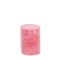 Floristik24 Solid colored candles pink 60x80mm 4pcs