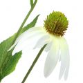 Floristik24 Echinacea flower artificial white 90cm