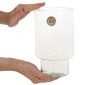 Eco Glass Cylinder Vase 25cm for Indoor Decoration | Floristik24.co.uk