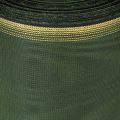 Elegant dark green moiré wreath ribbon, 125mm with gold pearl edge, mourning ribbon, wedding decoration, bow ribbon | Floristik24.co.uk