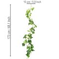 Artificial Ivy Garland for Home Decoration 173cm Green | Floristik24.co.uk