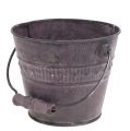 Floristik24 Bordeaux bucket with handle Ø13.5cm H11cm