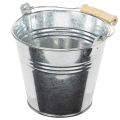 Bucket Ø12cm H10cm 8pcs. Zinc,