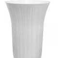 Floristik24 Lilia white plastic vase Ø28cm H48cm