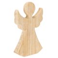 Floristik24 Wooden Angel Decoration Figure in Natural Light Wood, 30cm, Indoor Christmas Decoration